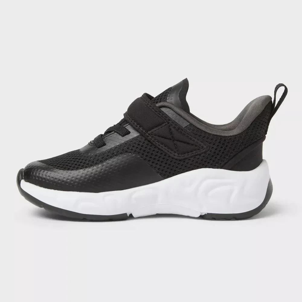 All In Motion Peyton Sneakers 5T Toddler Light Black – Hook & Loop, New With Tag